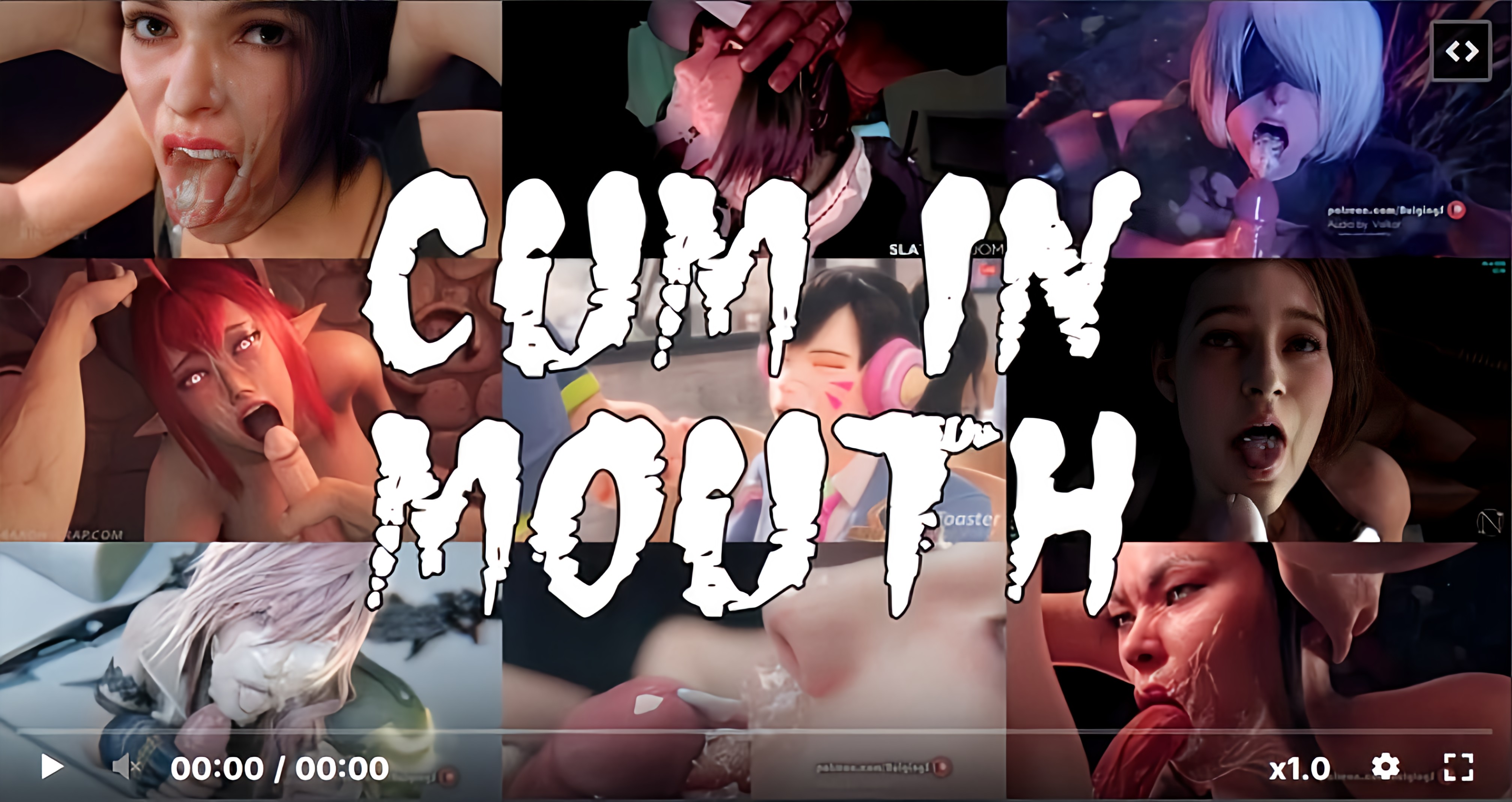 1436　1 Hour Of Cum In Mouth